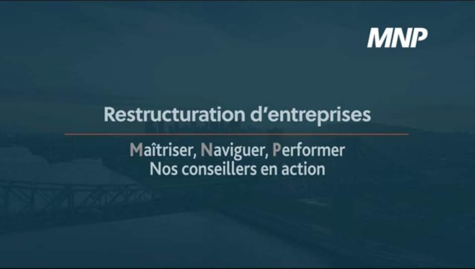 Restructuration d'entreprises